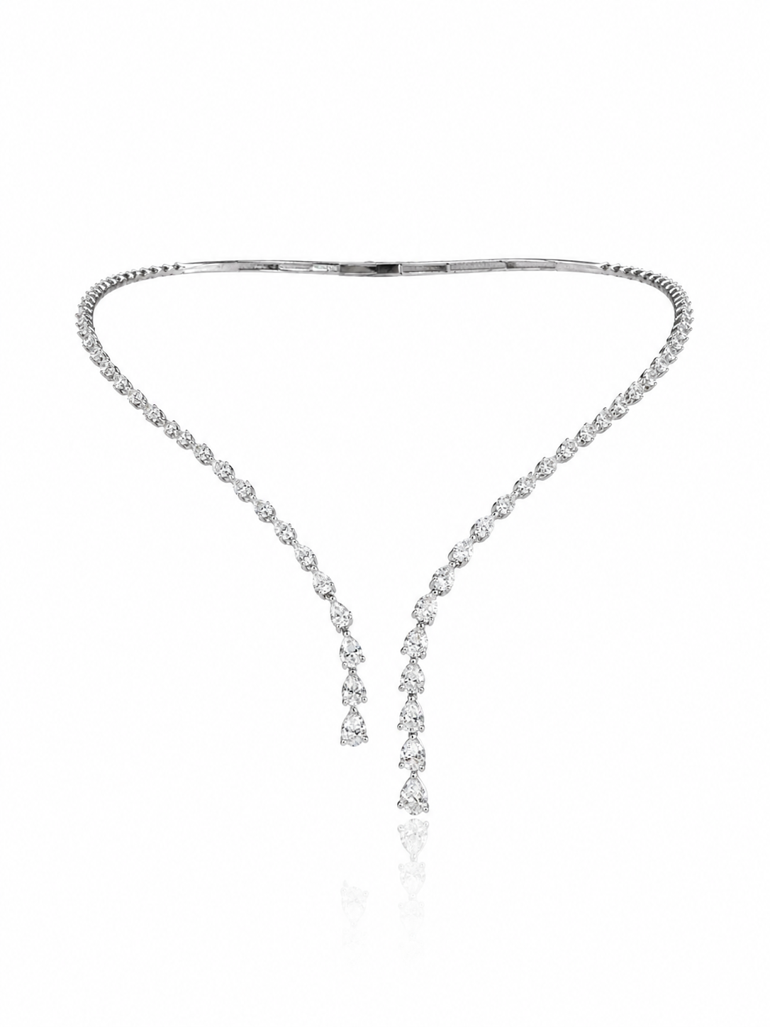 Leonor Oval / Pear Drop Necklace